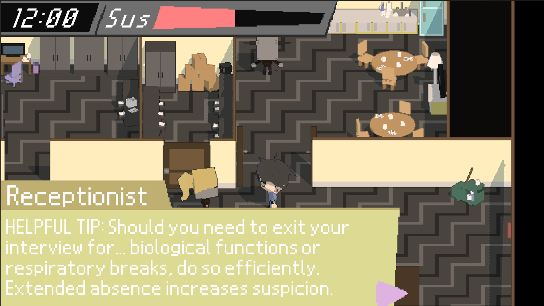 A picture of E.V.I.C.T gameplay
