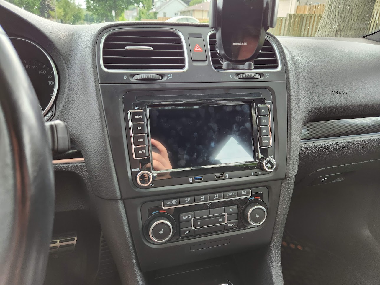 A picture of the head unit I installed in my car (still works!)