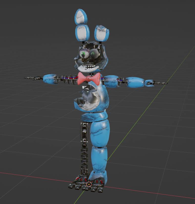 A model I made for a FNAF fangame I was working on, and never finished