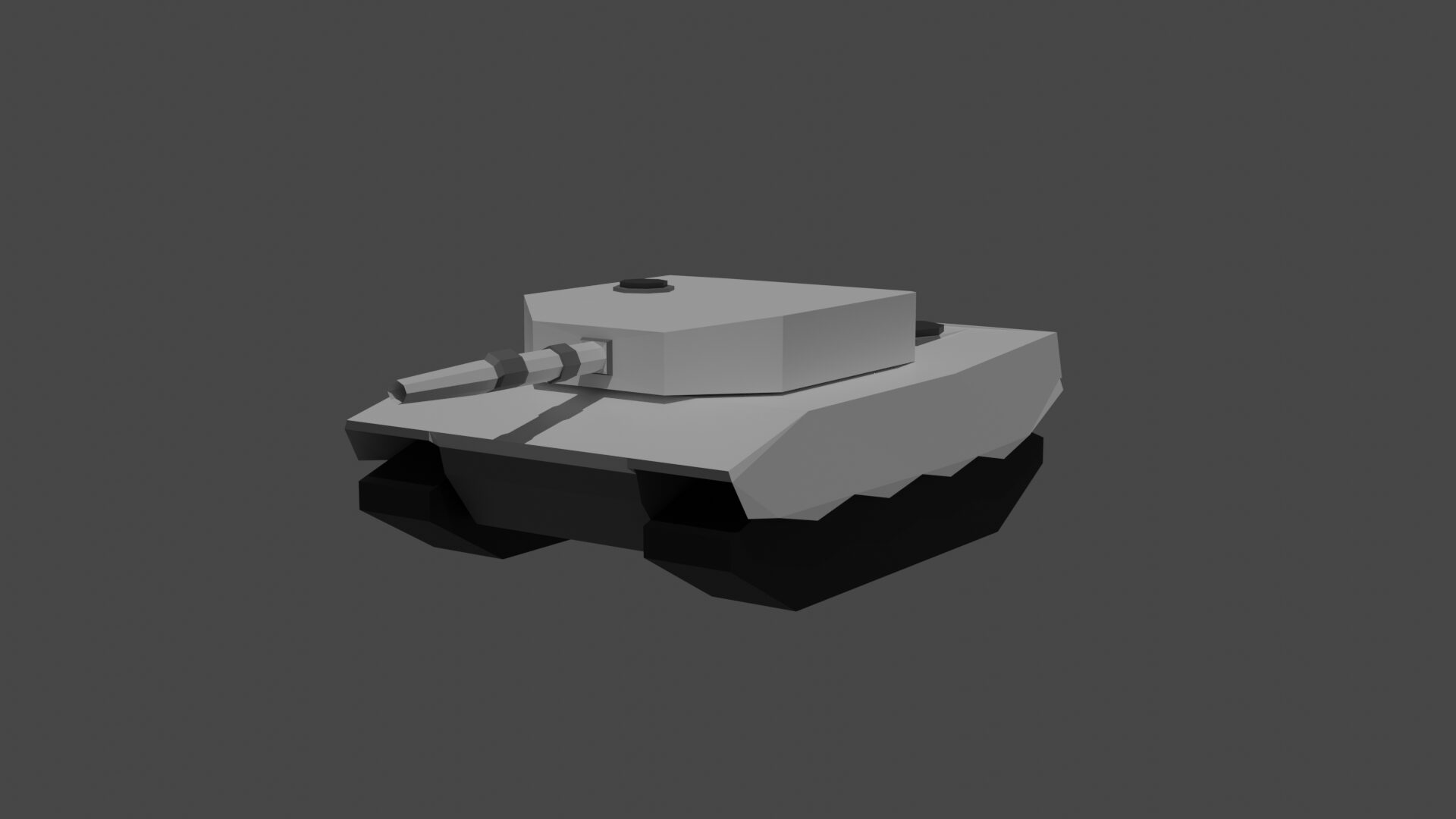 One of my first serious 3D models I tried making in Blender. It's supposed to be a Leopard 2A4