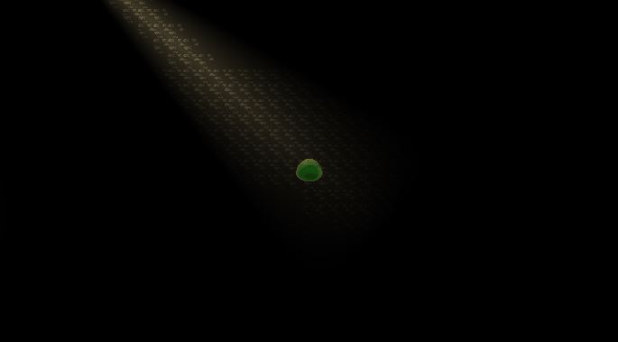 Just a slime in a dark cave